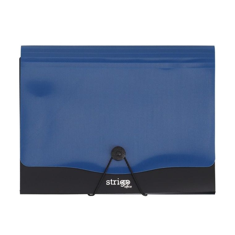 Strigo, Vfile, teczka z 13 przekładkami, A4, granatowa, 1 szt.