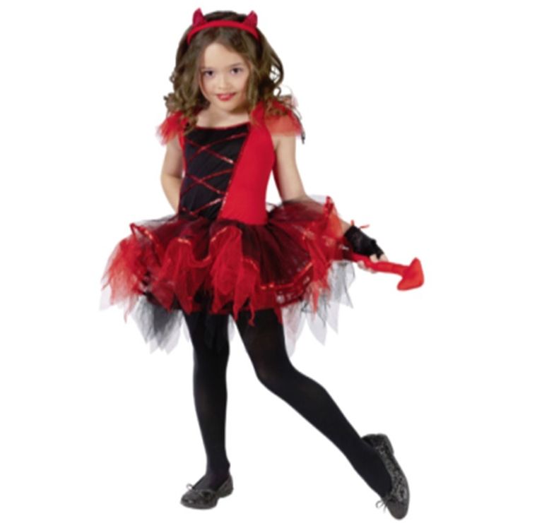 Strój dla dzieci, diablica, rozmiar 110/116