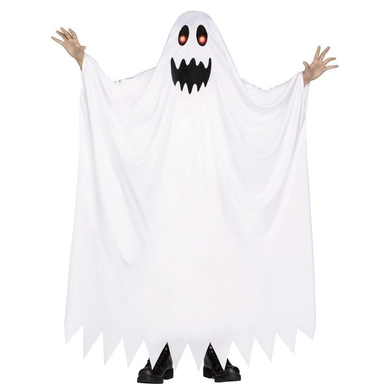 Strój, duch, halloween, rozmiar 110/116, biały