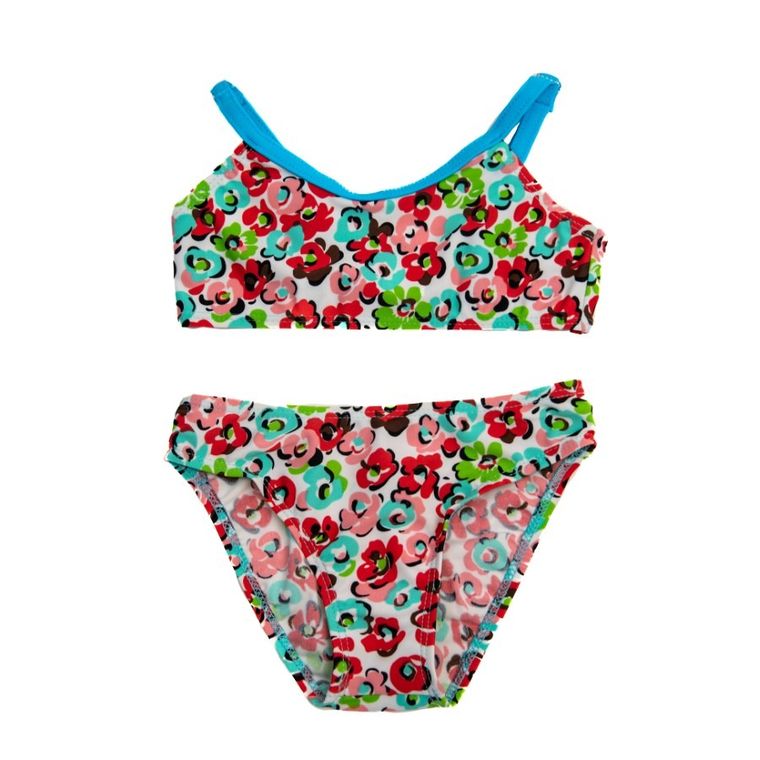 Strój kąpielowy dziewczęcy dwuczęściowy, biały, Mariss