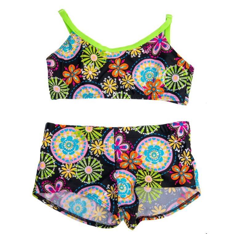 Strój kąpielowy dziewczęcy dwuczęściowy, czarny, Mariss