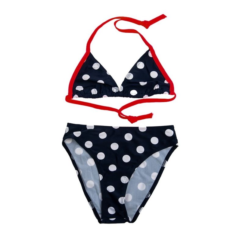 Strój kąpielowy dziewczęcy dwuczęściowy, granatowy, Mariss