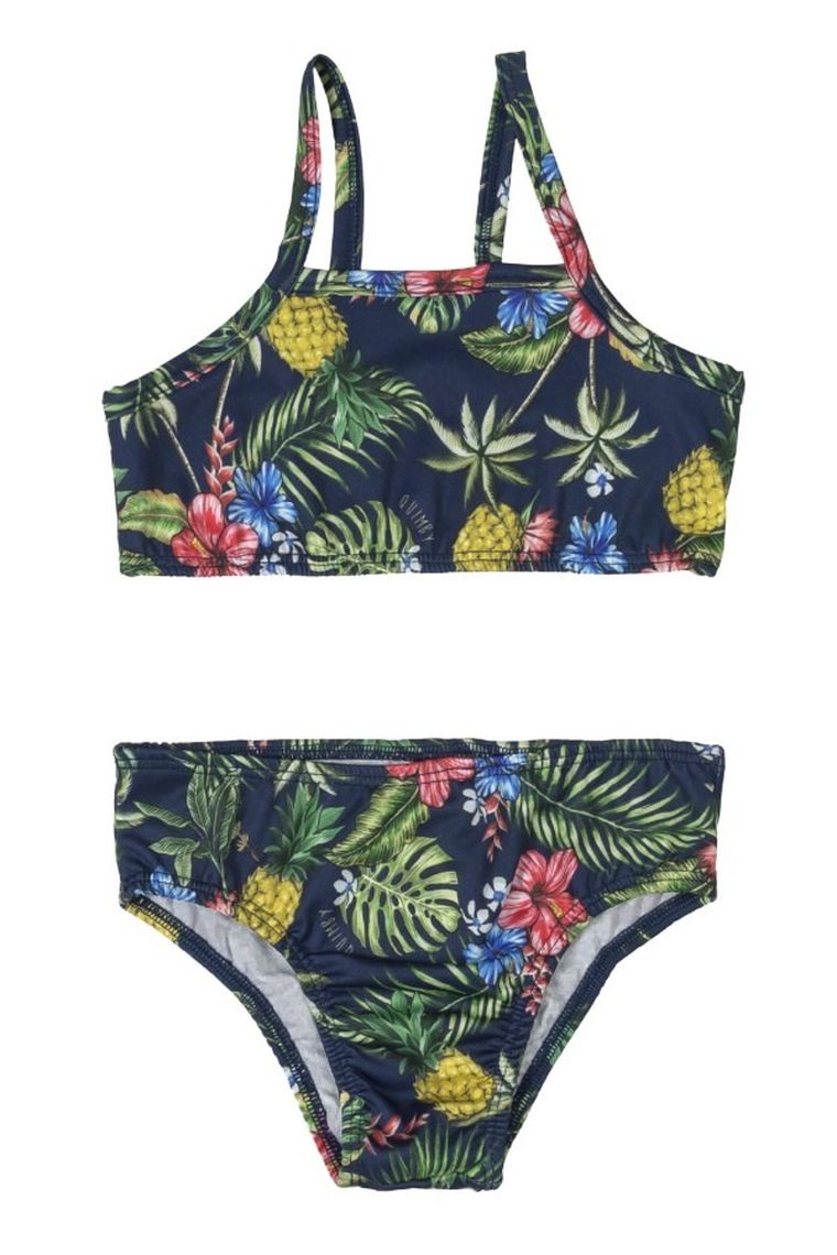 Strój kąpielowy dziewczęcy dwuczęściowy, granatowy, Quimby
