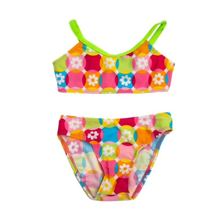 Strój kąpielowy dziewczęcy dwuczęściowy, zielony, Mariss