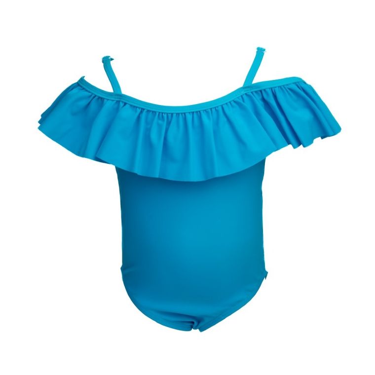 Strój kąpielowy dziewczęcy jednoczęściowy, niebieski, Mariss