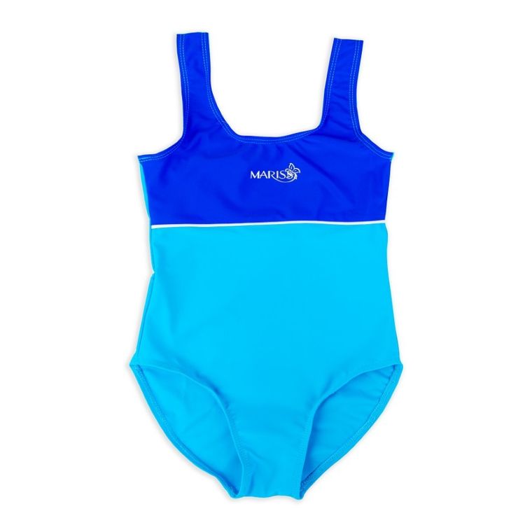 Strój kąpielowy dziewczęcy jednoczęściowy, niebieski, Mariss