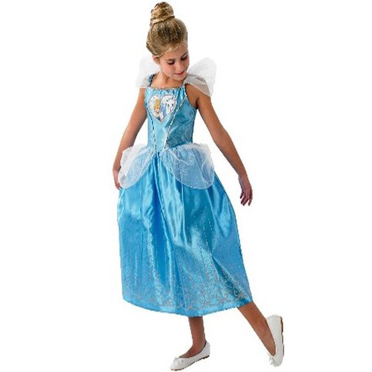 Strój, księżniczka, Kopciuszek, rozmiar 134