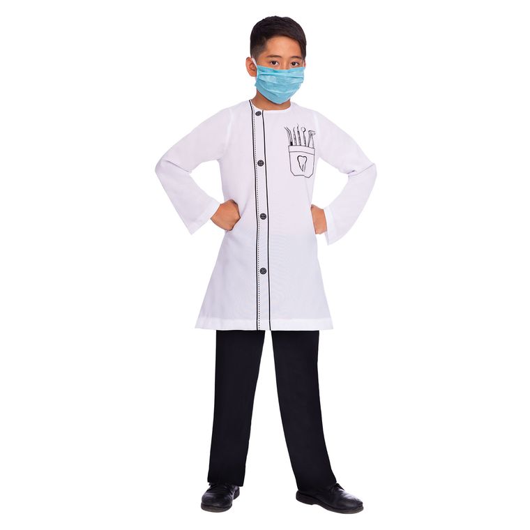 Strój, lekarz, dentysta, rozmiar 110/116
