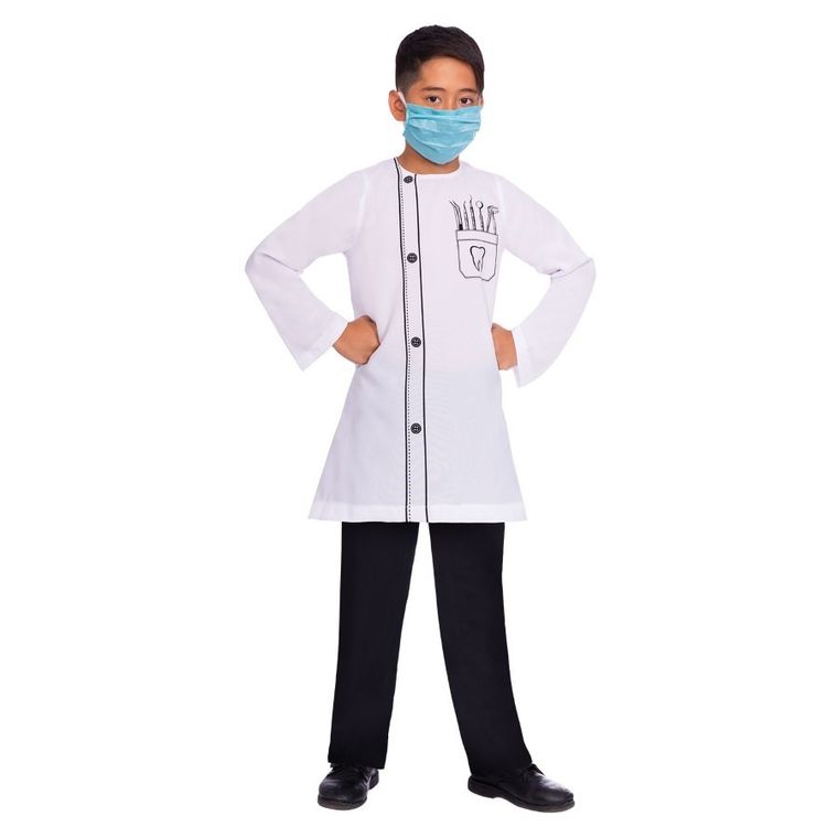 Strój, lekarz, dentysta, rozmiar 134/140