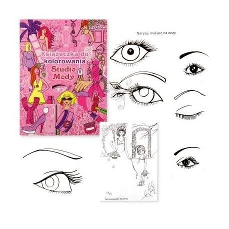 Studio mody. Książeczka do kolorowania