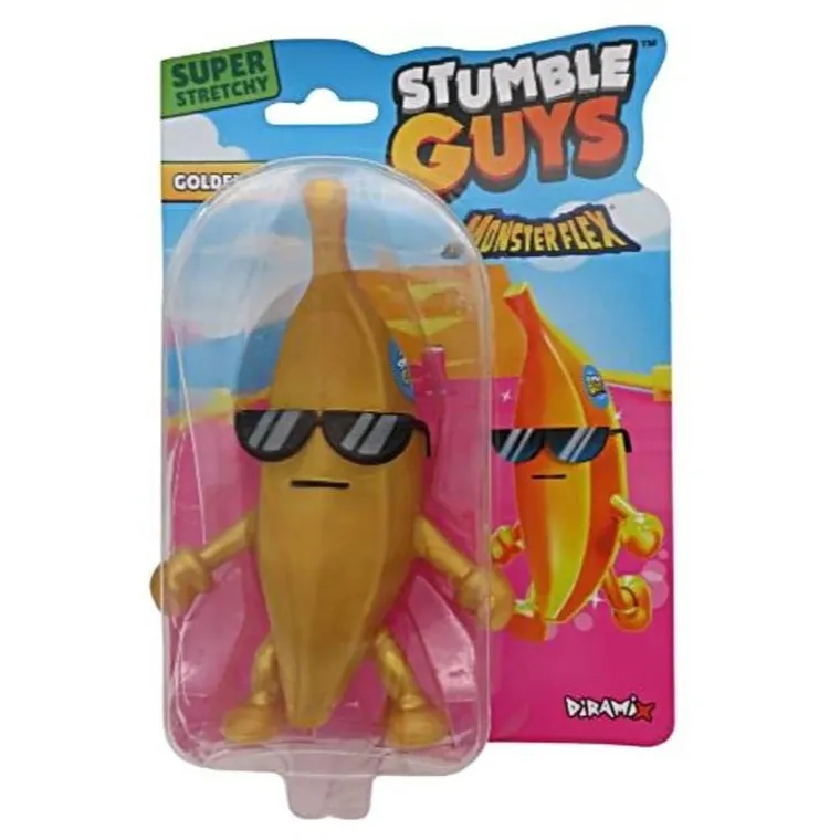 Stumble Guys, Gumostwory, Golden Banana, figurka rozciągliwa