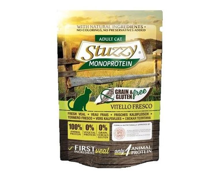 Stuzzy, karma dla kotów, cielęcina, 85 g