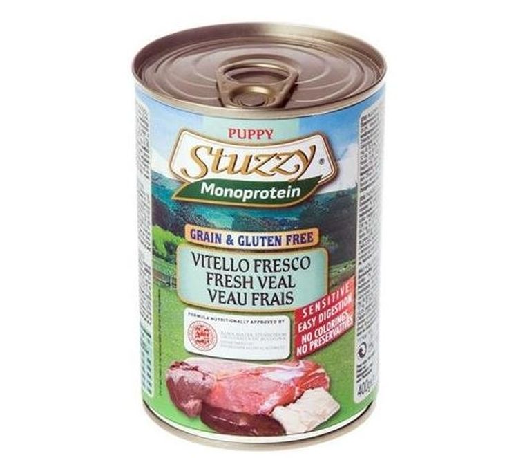 Stuzzy, karma dla psów, cielęcina dla szczeniąt, 400 g