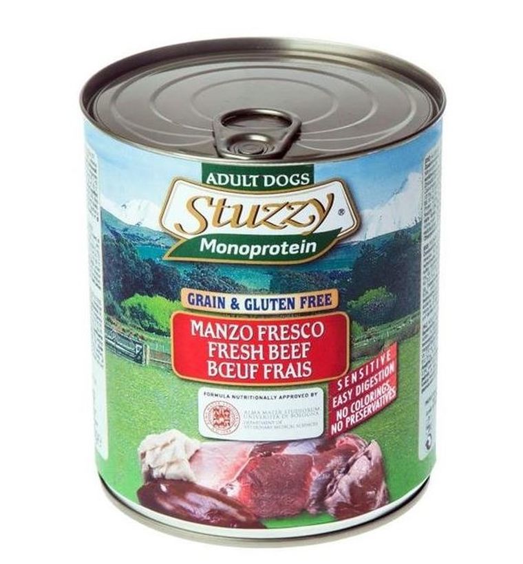 Stuzzy, karma dla psów, wołowina, 800 g