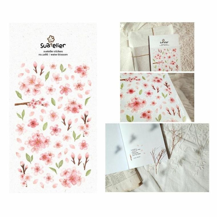 Suatelier, naklejki ozdobne, Kwiat Wiśni