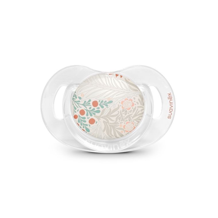 Suavinex, SX Pro, Poetry, smoczek fizjologiczny, silikonowy, beżowy, 18 m+