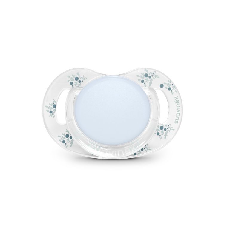 Suavinex, SX Pro, Poetry, smoczek fizjologiczny, silikonowy, niebieski, 0-6 m