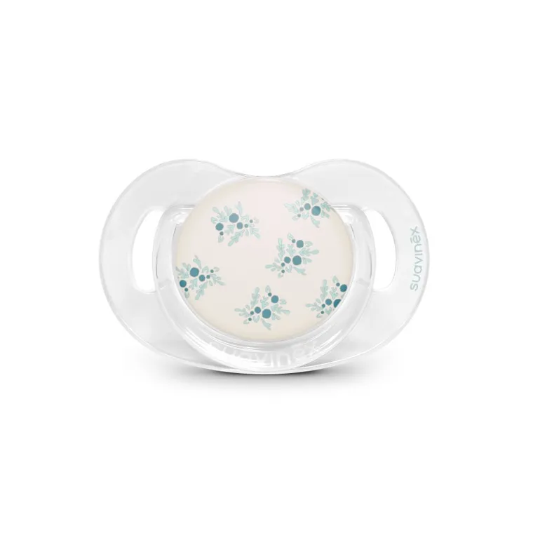 Suavinex, SX Pro, Poetry, smoczek fizjologiczny, silikonowy, niebieski, 6-18 m