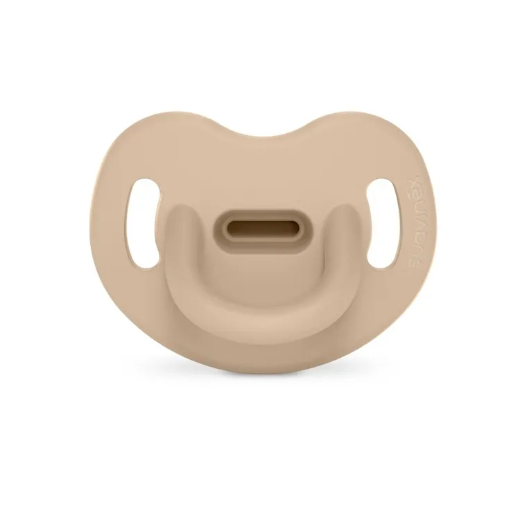 Suavinex, SX Pro, smoczek anatomiczny, silikonowy, beżowy, 0-6m