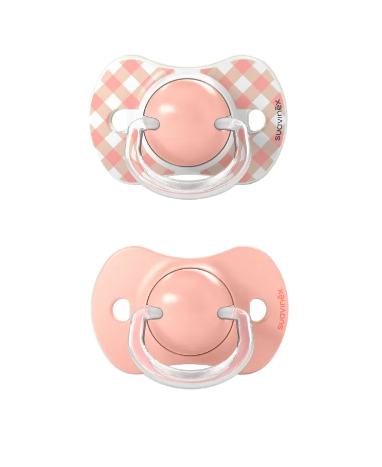 Suavinex, SX Pro, Wild & Free, smoczek fizjologiczny, różowy, 0-6 m, 2 szt.