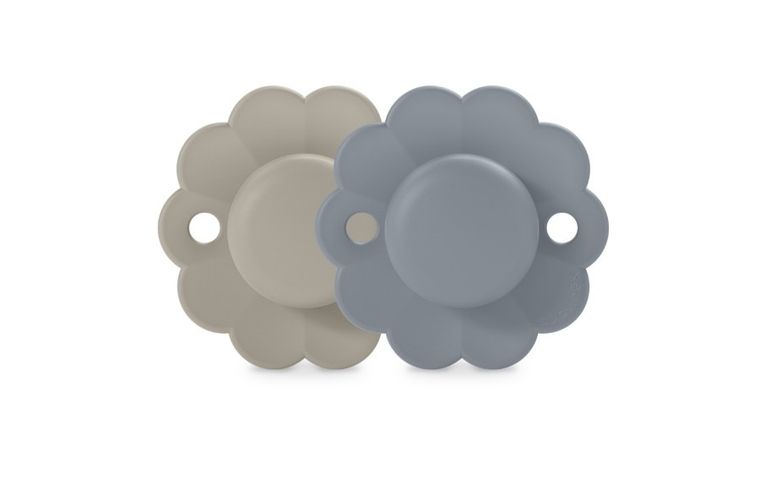 Suavinex, SX Pro, Wonder, smoczek fizjologiczny, silikonowy, Gray Clouds + Spring Lake, 6-18m, 2 szt.