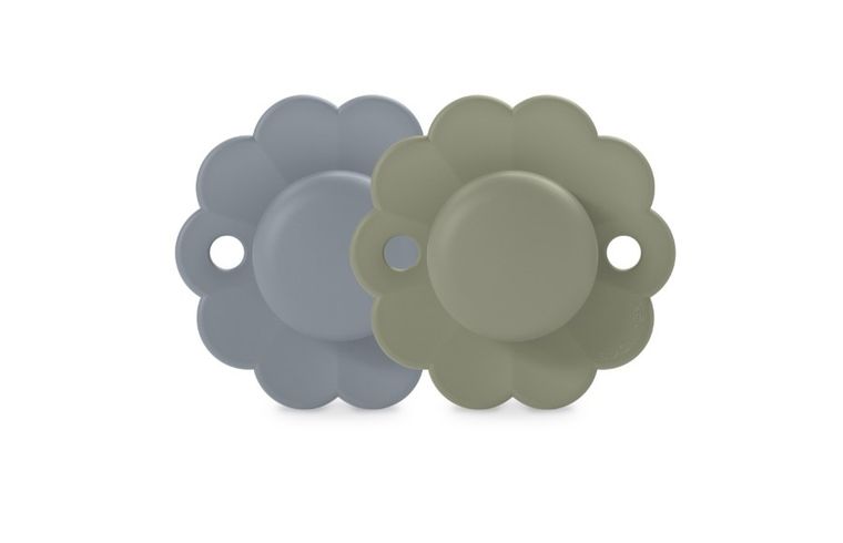 Suavinex, SX Pro, Wonder, smoczek fizjologiczny, silikonowy, Spring Lake + Hedge Green, 6-18m, 2 szt.