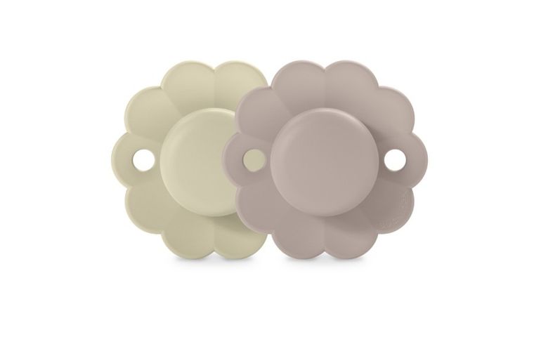 Suavinex, SX Pro, Wonder smoczek fizjologiczny, silikonowy, Whitecap Gray + Pale Mauve, 0-6m, 2 szt.