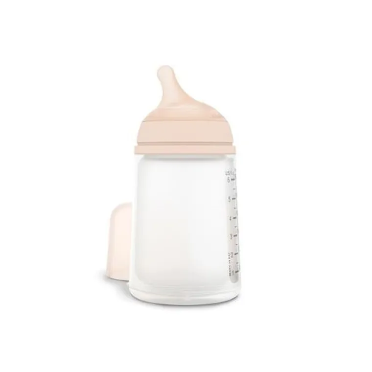 Suavinex, Zero Zero, butelka do karmienia, przepływ średni, 270 ml