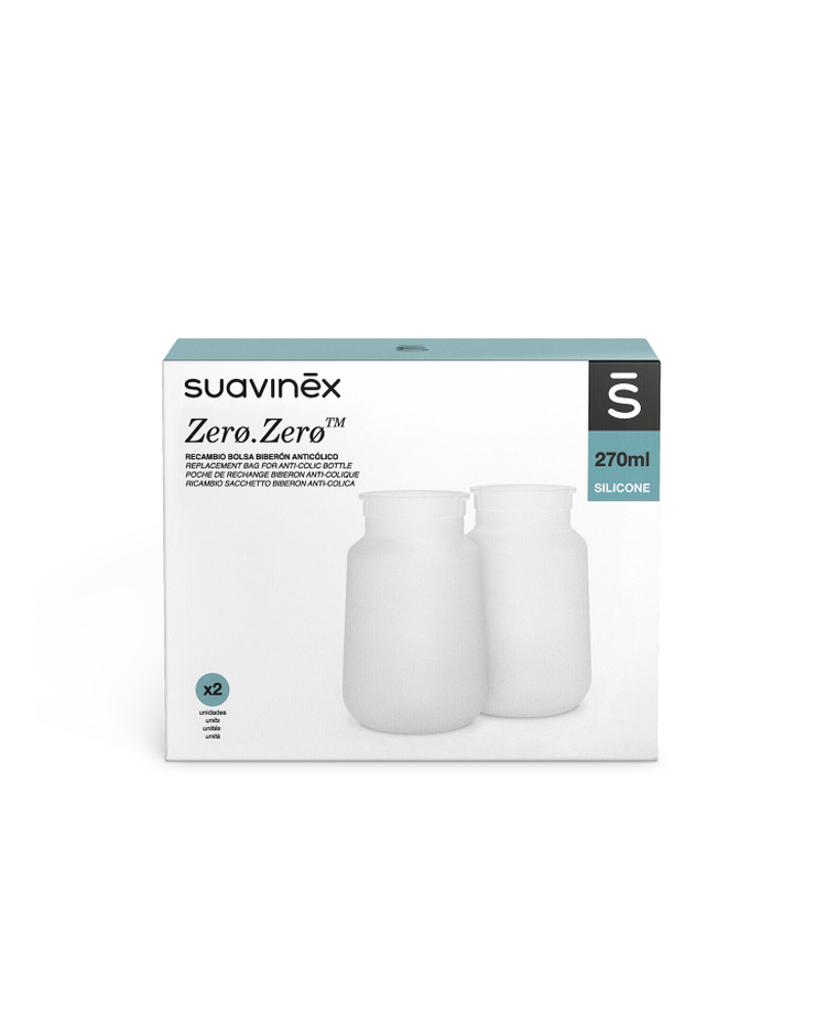 Suavinex, Zero Zero, wymienny woreczek, 270 ml