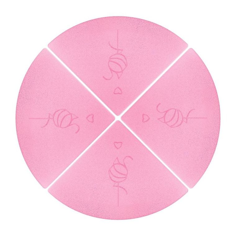 SugarPowder, Trójcioszek, trójkątna gąbeczka do makijażu, 4 szt.