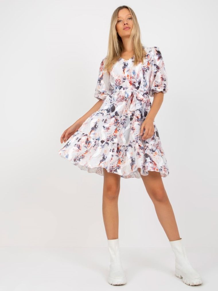 Sukienka damska, biała, Lakerta