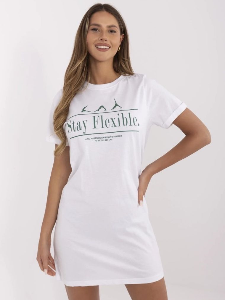 Sukienka damska, biała, Sublevel