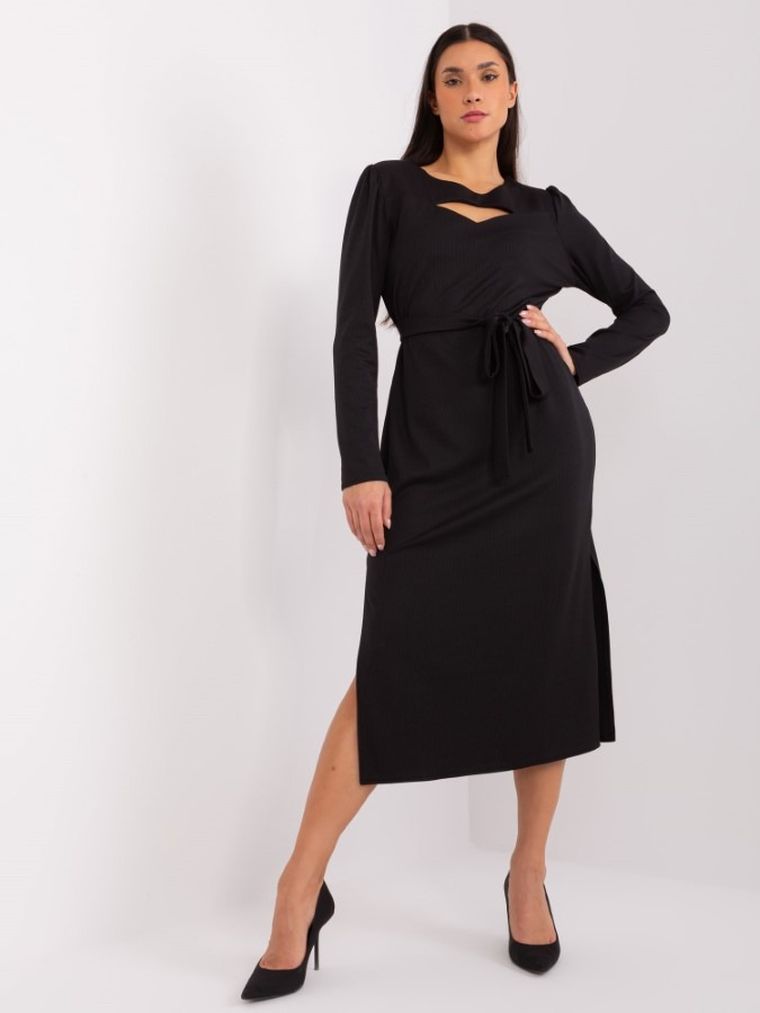 Sukienka damska, czarna, Lakerta