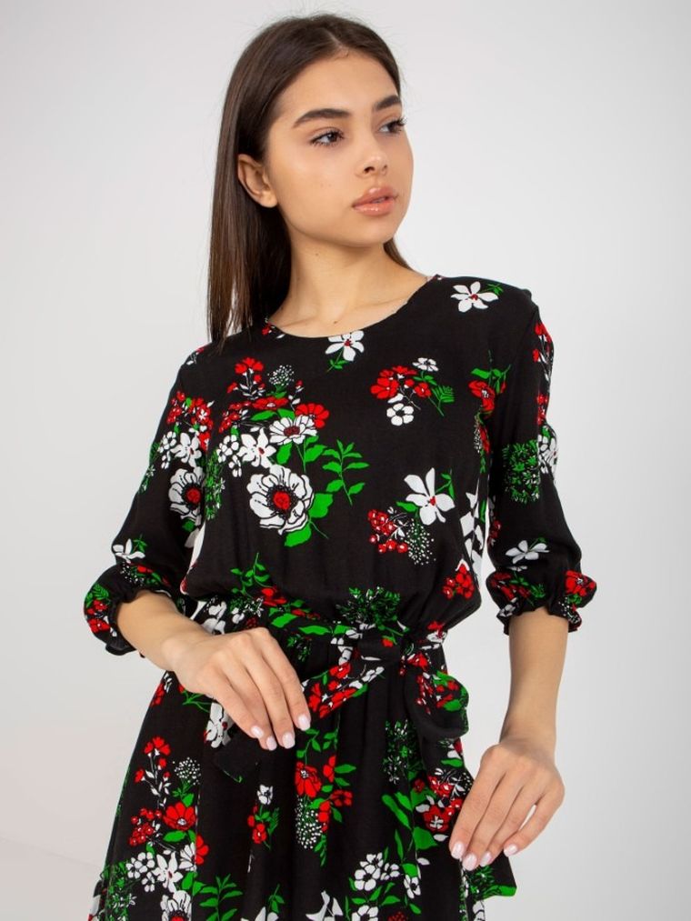 Sukienka damska, czarna, Lakerta