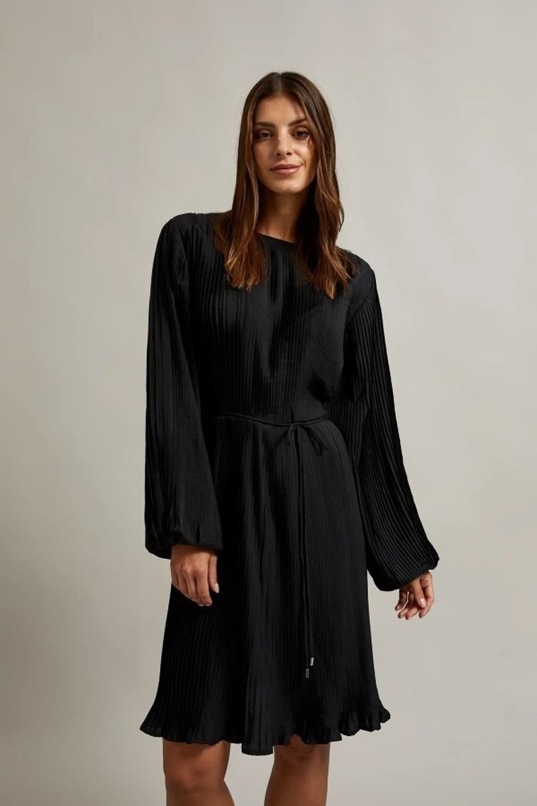 Sukienka damska, czarna, Moodo