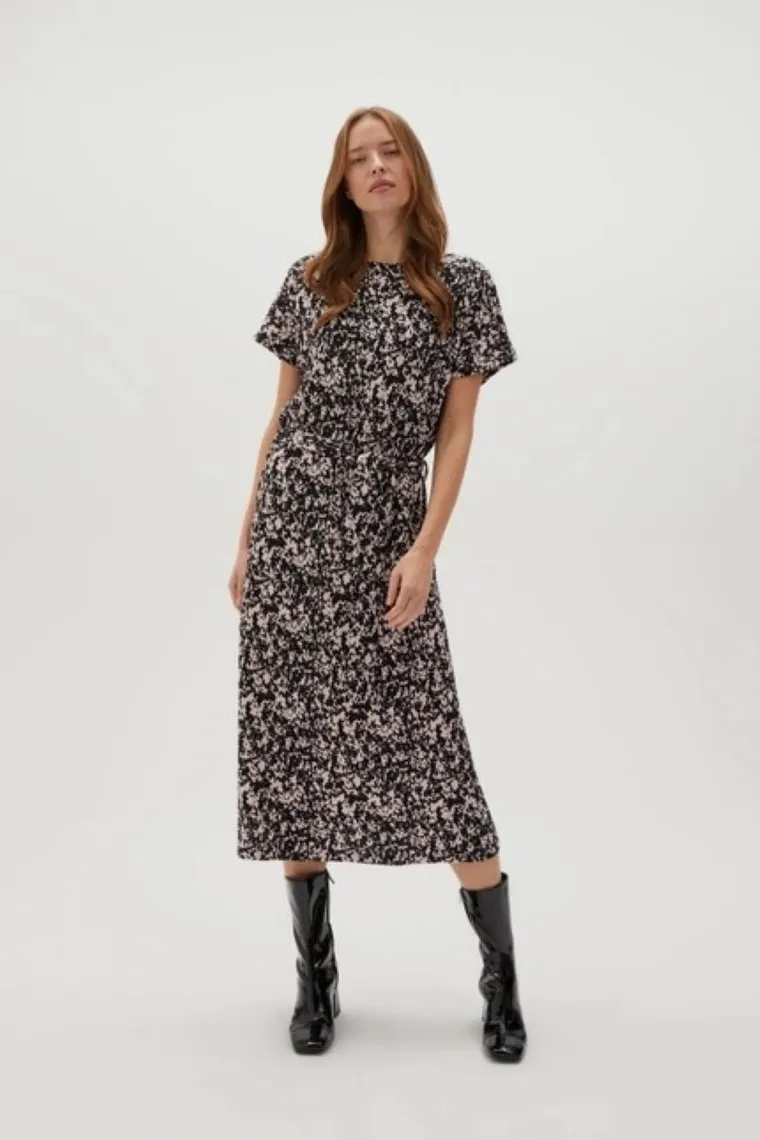 Sukienka damska, czarna, Moodo