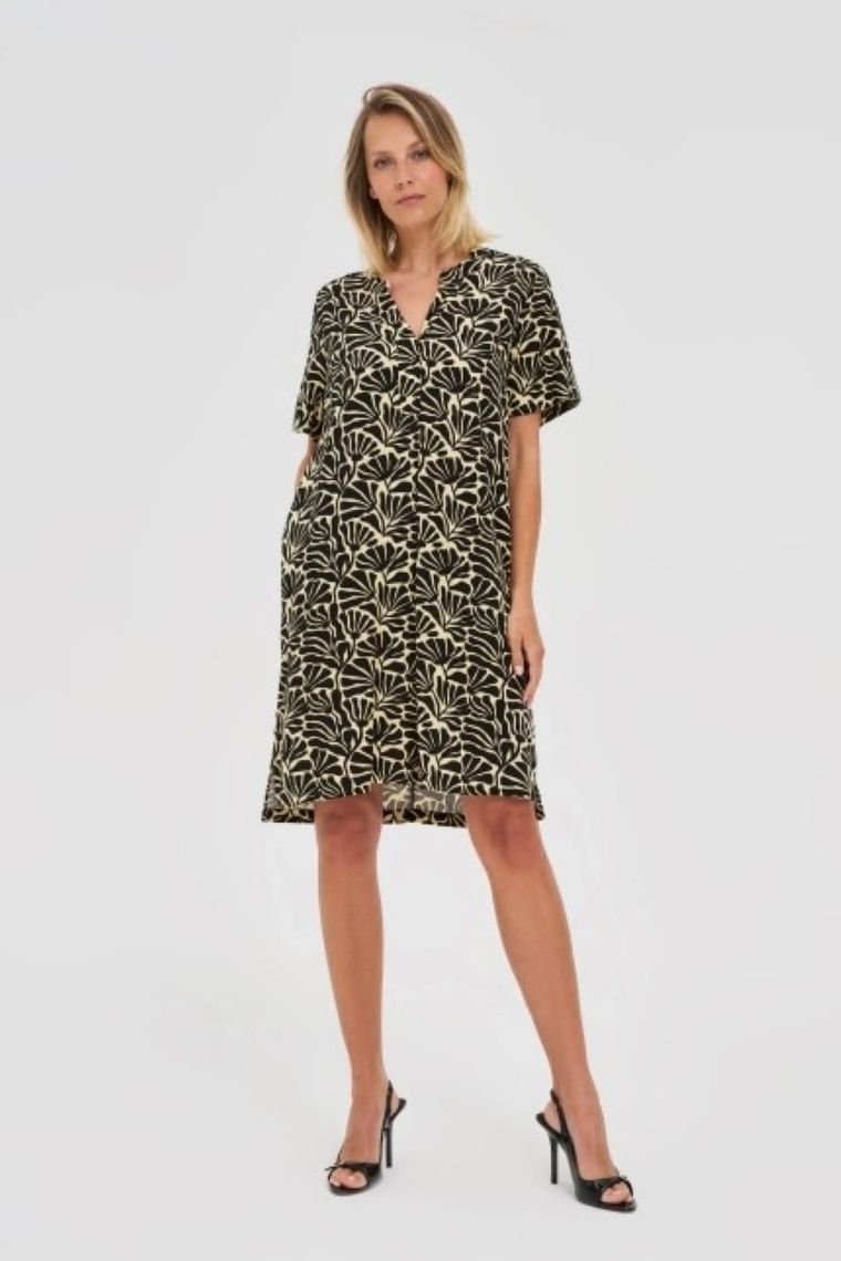 Sukienka damska, czarna, Moodo