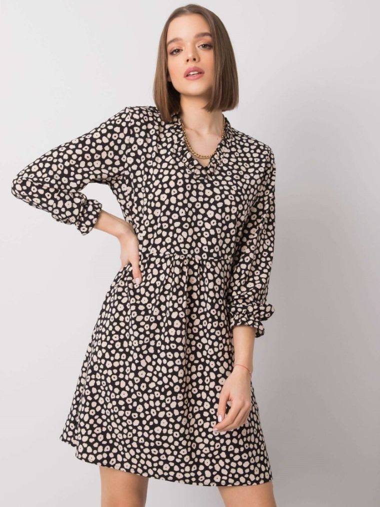 Sukienka damska, czarna, Rue Paris