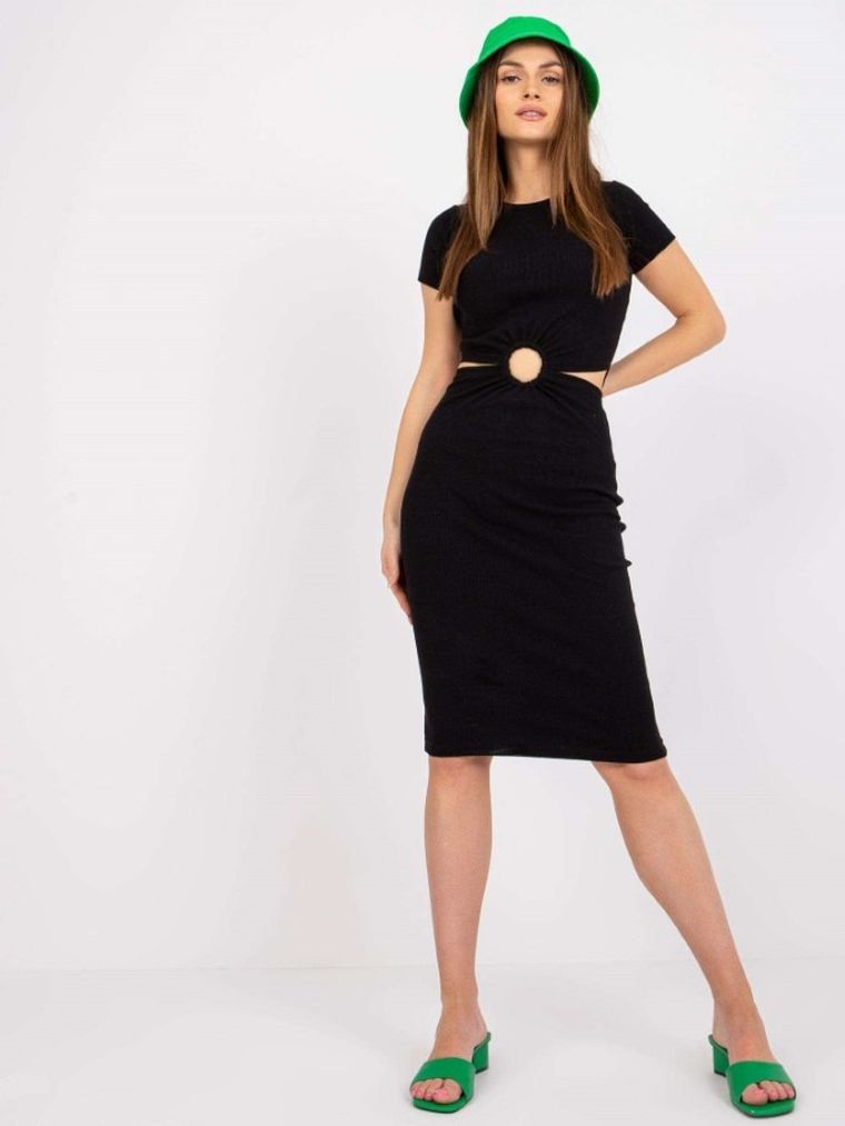 Sukienka damska, czarna, Rue Paris