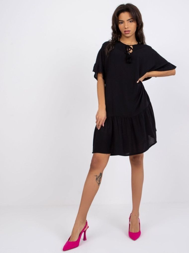 Sukienka damska, czarna, Sublevel