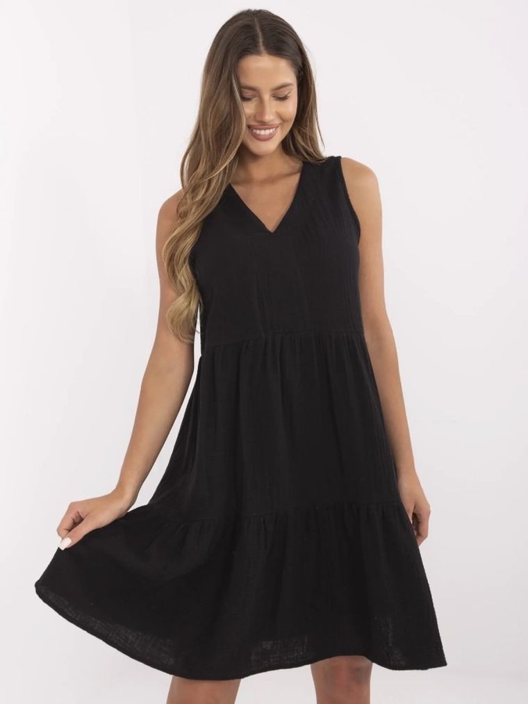 Sukienka damska, czarna, Sublevel