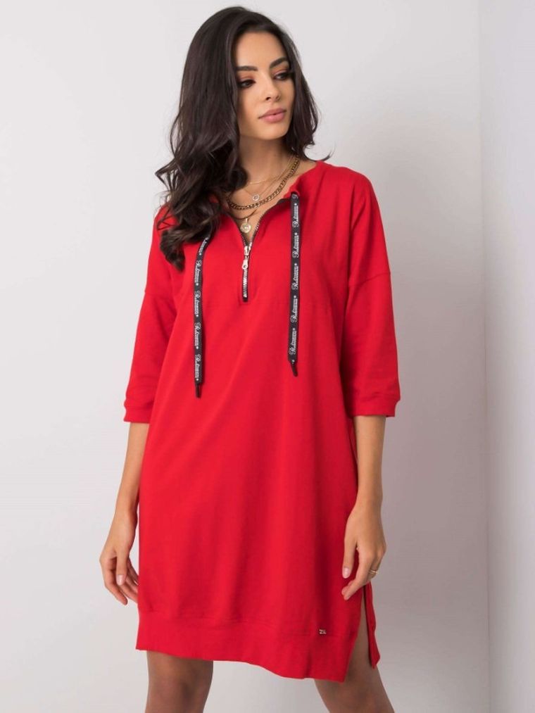 Sukienka damska, czerwona, Relevance