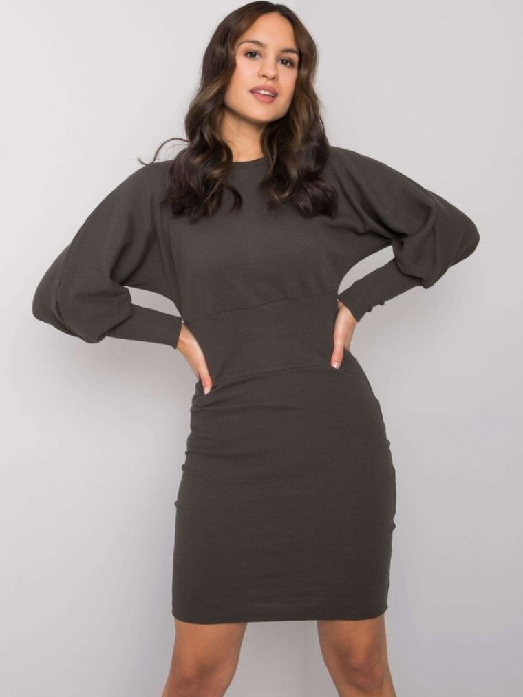 Sukienka damska, khaki, Rue Paris