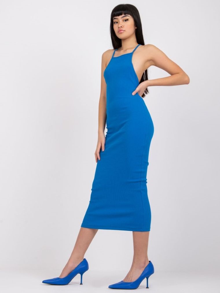 Sukienka damska, niebieska, Rue Paris