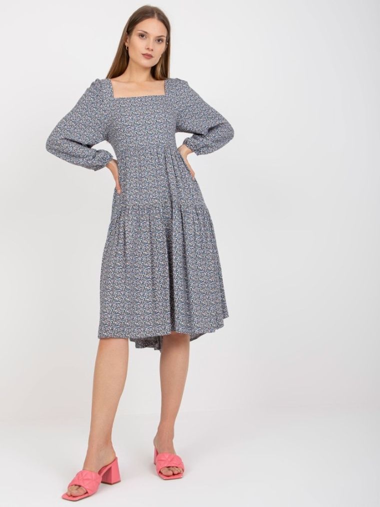 Sukienka damska, niebieska, Zuluna