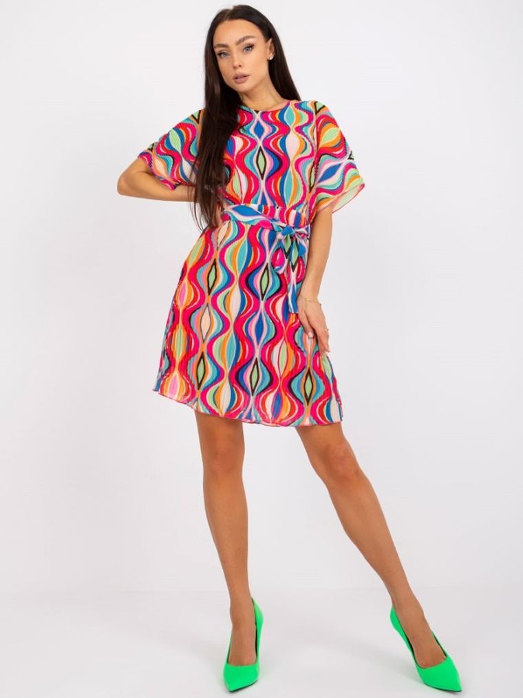 Sukienka damska, różowa, Italy Moda