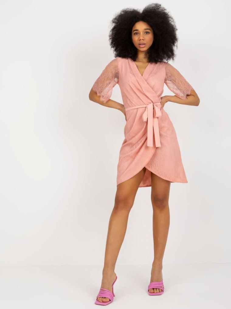 Sukienka damska, różowa, Lakerta