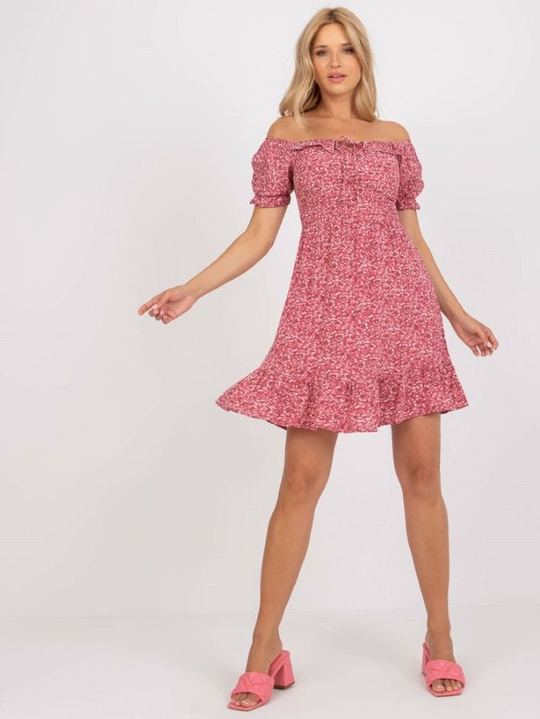 Sukienka damska, różowa, Rue Paris