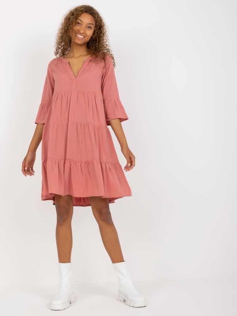 Sukienka damska, różowa, Sublevel