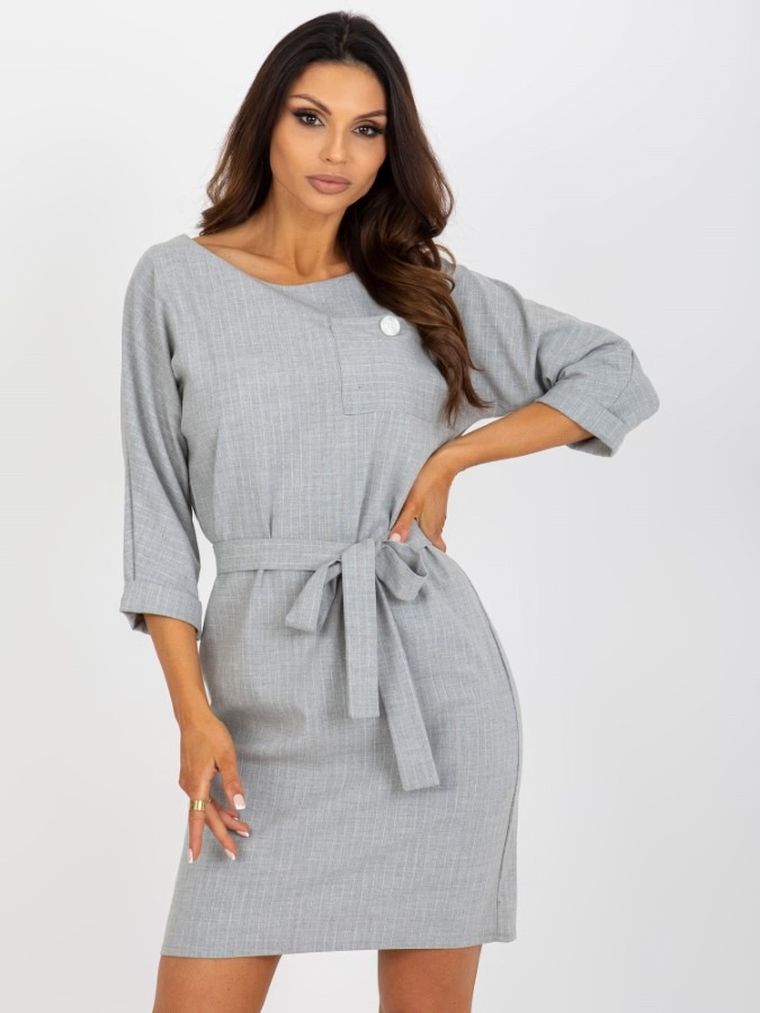 Sukienka damska, szara, Lakerta